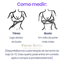 FORM BELLE - Sutiã Tomara que Caia Sync Comfort - Sustentação Ideal e Conforto sem Alças [COMPRE 1 LEVE 2] + BRINDES