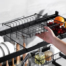 Escorredor De Louça Suspenso Oraganizador - Preto