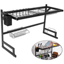 Escorredor De Louça Suspenso Oraganizador - Preto