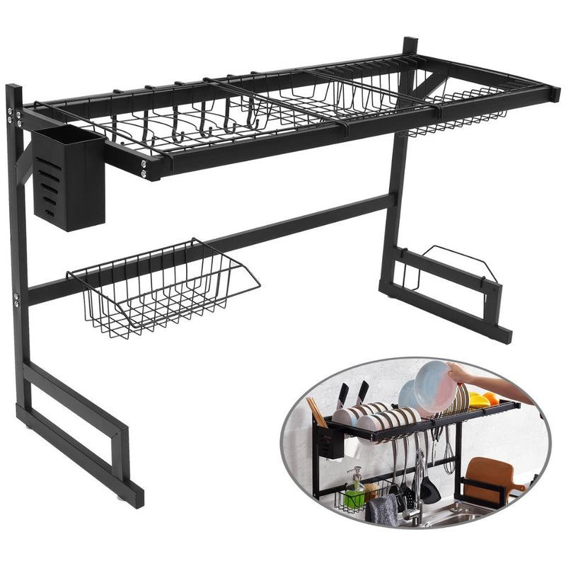 Escorredor De Louça Suspenso Oraganizador - Preto