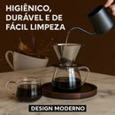 (Últimas unidades) Coador de Café Inox Reutilizável – Economize Sem Filtro de Papel + Frete Grátis