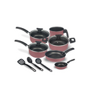 Jogo de Panelas Kit Antiaderente Tampa Vidro Teflon (FRETE GRÁTIS + BRINDE + DESCONTO até 23:59)