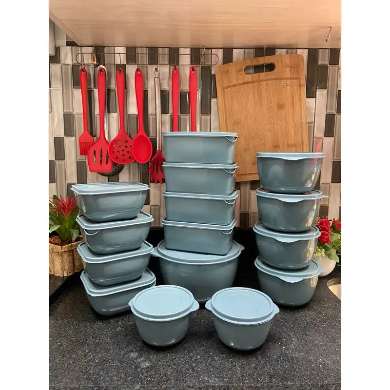 Kit 15 Potes Herméticos para Alimentos  - FRETE GRÁTIS