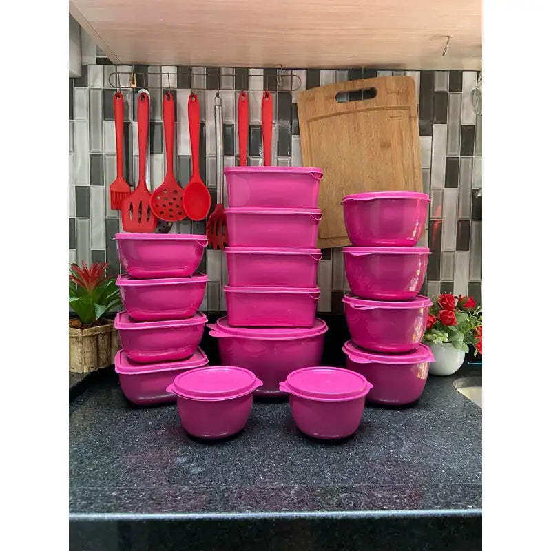 Kit 15 Potes Herméticos para Alimentos  - FRETE GRÁTIS