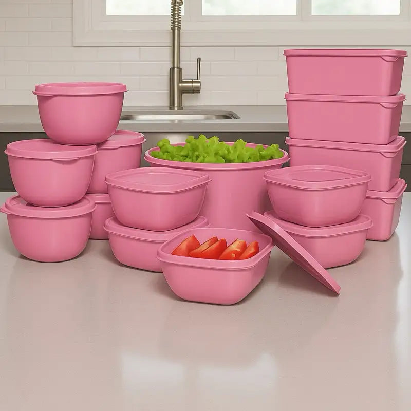 Kit 15 Potes Herméticos para Alimentos  - FRETE GRÁTIS