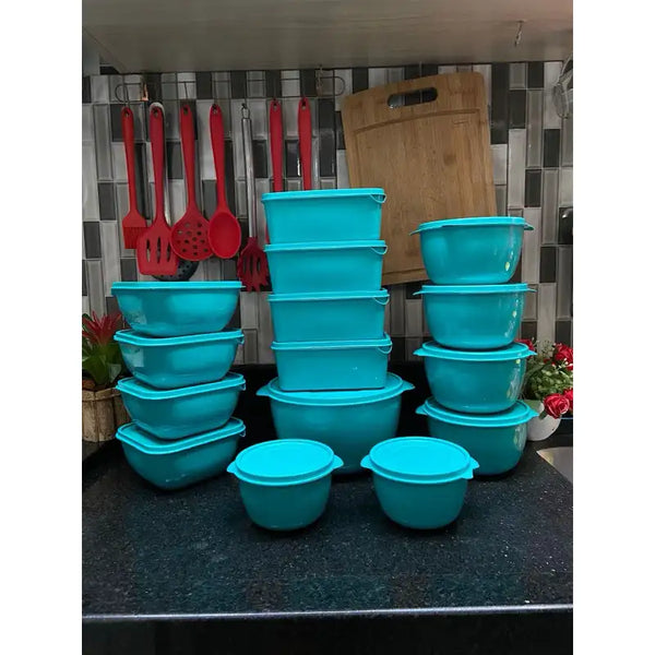 Kit 15 Potes Herméticos para Alimentos  - FRETE GRÁTIS