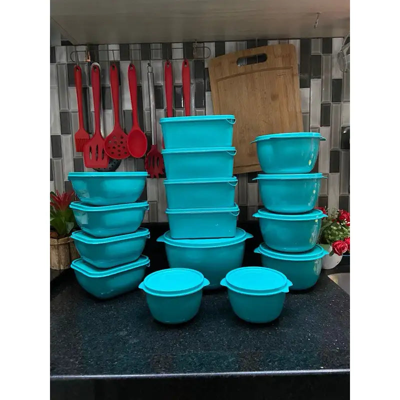 Kit 15 Potes Herméticos para Alimentos  - FRETE GRÁTIS