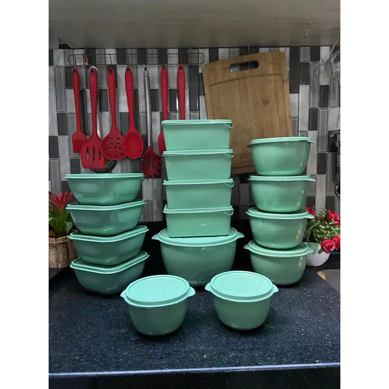 Kit 15 Potes Herméticos para Alimentos  - FRETE GRÁTIS